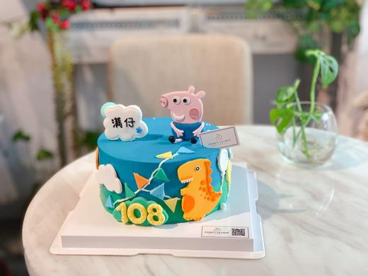 半翻糖手工制作小猪佩奇蛋糕 商品图0