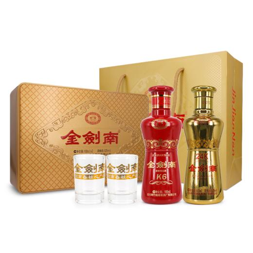 金剑南k24小酒礼盒本商城规格1件即为1瓶包装部分缺失