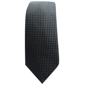 Marco Azzali 蓝色小提花进口面料领带 R3112800