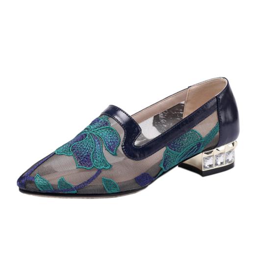 MJM18-29新款绣花名族风网纱凉鞋 商品图4