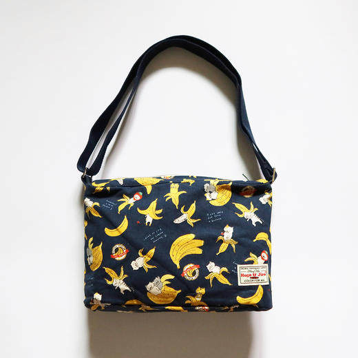 HUJI祤集Sling斜挎包插画香蕉小猫 商品图0