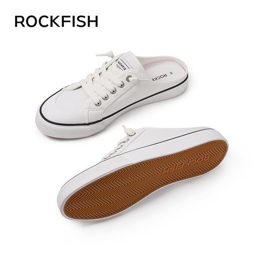 Rockfish·半拖小白鞋 | 防泼水、不怕脏，暴走一天都不累 商品图5