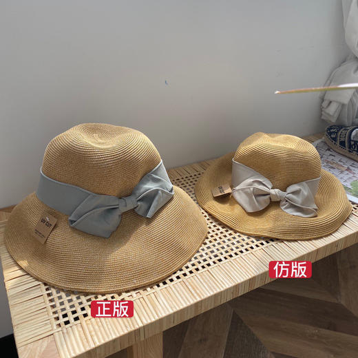 孙俪同款草帽渔夫帽遮阳帽防紫外线022303 商品图2