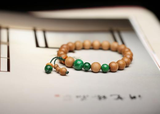 【青山特惠】原创设计-印度老山檀手串0.8*19颗搭配干青配饰 y31 商品图0