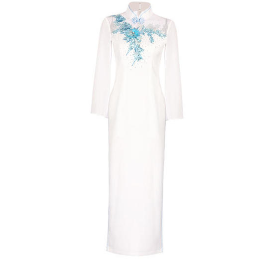 DLQ-A2376新款中国风优雅气质刺绣晚礼服 商品图3