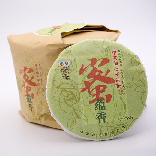 中茶2013年蜜蕴香357g普洱生茶饼云南普洱（布朗料+临沧料） 一提7饼 商品图6