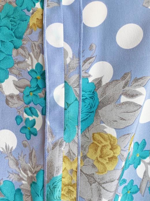 TYNVIE 勾边撞色真丝背心 - 圆点花卉 商品图4