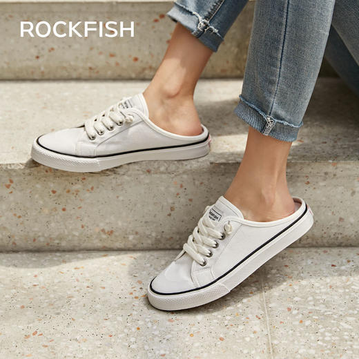 Rockfish·半拖小白鞋 | 防泼水、不怕脏，暴走一天都不累 商品图3