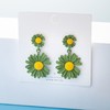 【少女甜美花朵耳坠】925银针小雏菊耳钉女时尚饰品 森系撞色耳环耳钩 商品缩略图7