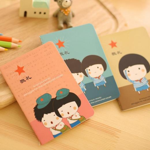 【笔记本】卡通创意文具可爱学习文化用品学生奖品小笔记本 商品图1