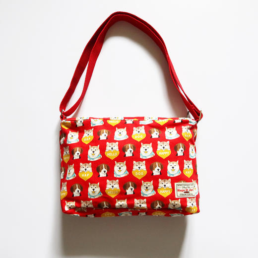 HUJI祤集Sling斜挎包插画HAP小狗 商品图0