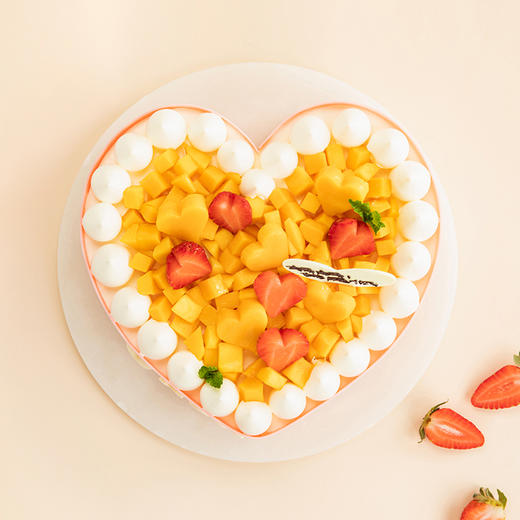 【母亲节专款-恩颂母爱】清新鲜果感恩献礼，丝滑奶油表达爱意 2磅（高州） 商品图3