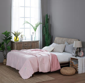 远梦色织棉麻水洗夏被