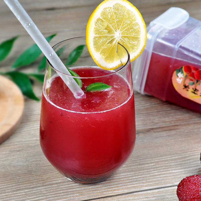 冰镇杨梅汁 每一口都是杨梅本身的味道 酸甜可口