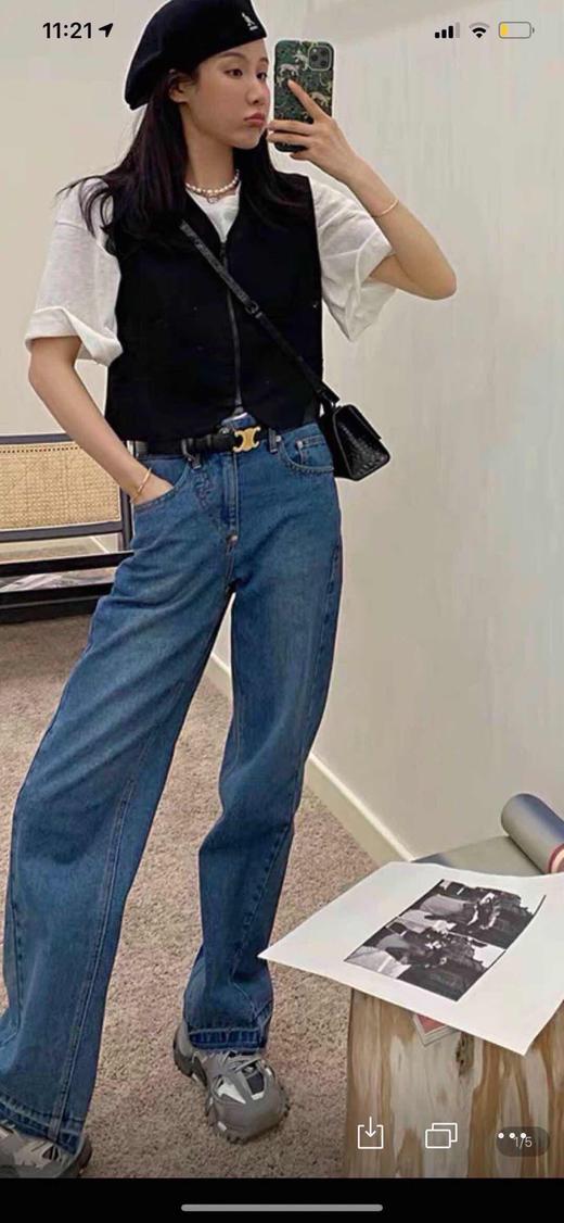 57-8台资老牌工厂 甜甜同款 凯旋门 内外全皮 情侣腰带皮带 商品图2