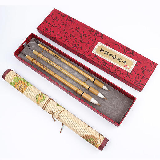 【短锋蒜头蝇头】小楷兼毫毛笔书法佳品，包邮送礼盒套装 商品图4