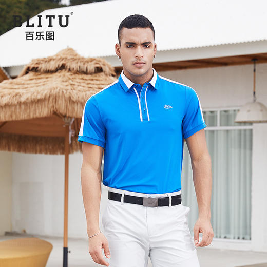 BLITU百乐图 男士高尔夫运动短袖 12220179 商品图1