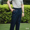 Sojitz 深蓝色丹宁意式工艺裤装 商品缩略图2