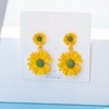【少女甜美花朵耳坠】925银针小雏菊耳钉女时尚饰品 森系撞色耳环耳钩 商品缩略图5