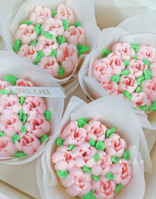 ins花束cupcake（4个装） 商品图1
