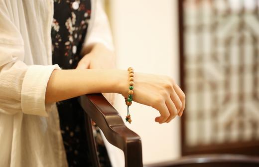 【青山特惠】原创设计-印度老山檀手串0.8*19颗搭配干青配饰 y31 商品图7