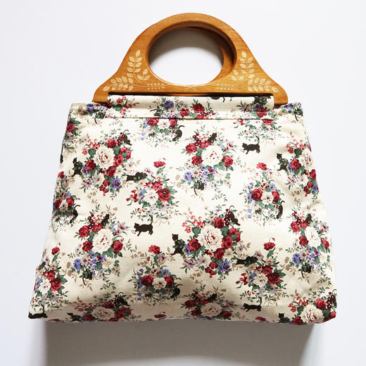 HUJI祤集Embrace手提包插画小猫花园 商品图2