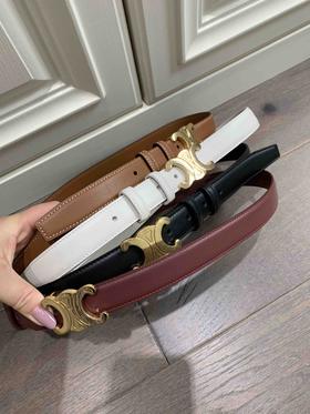 57-8台资老牌工厂 甜甜同款 凯旋门 内外全皮 情侣腰带皮带