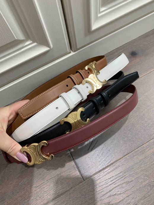 57-8台资老牌工厂 甜甜同款 凯旋门 内外全皮 情侣腰带皮带 商品图0