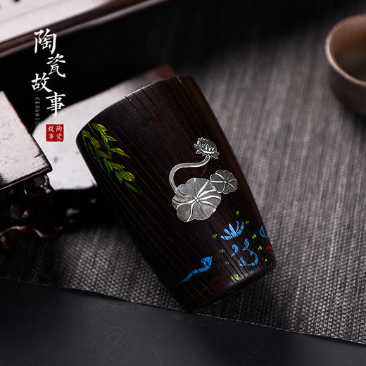 茶道配件-茶道六君子-木制/纯铜清荷、竹韵、空谷、风荷5款可选（各个形式所含配件不同，购买前请查看详情页确认） 商品图5