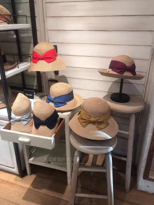 孙俪同款草帽渔夫帽遮阳帽防紫外线022303 商品图3