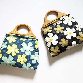 HUJI祤集Embrace手提包插画可爱大花朵