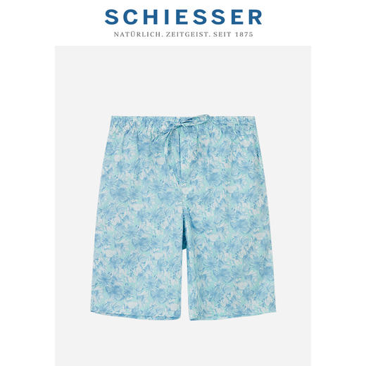 【薄型全棉】SCHIESSER/舒雅男士薄型纯棉中裤39/16595P 商品图1