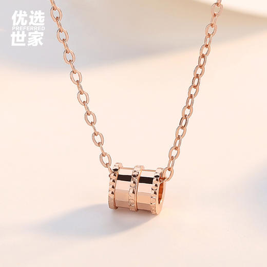 520特惠【珠宝世家】S925银项链小蛮腰银色／玫瑰金，送礼必备，百搭衣服，精致好看。 商品图0