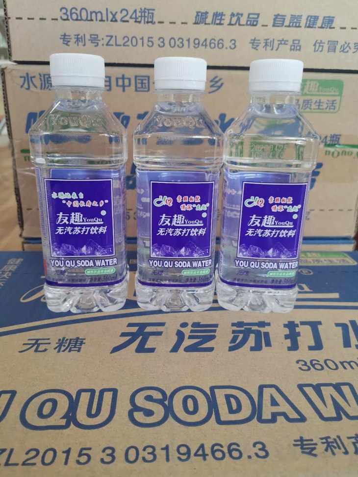 到店优惠沃家便利店友趣苏打水整箱无糖无汽苏打饮料饮用水