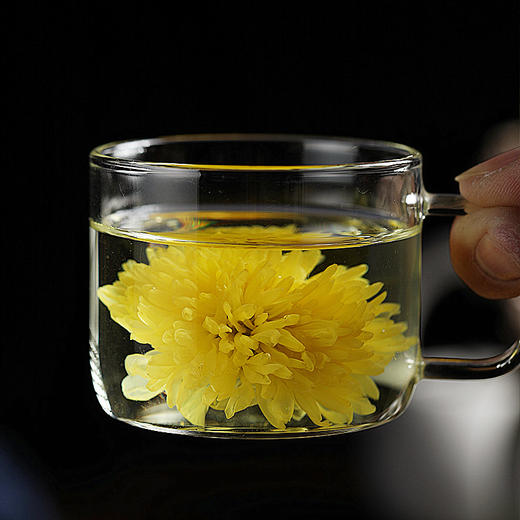 【金丝皇菊•有机】花茶  茶叶  花草茶 有机皇菊 欧盟出口 婺康源 茶饮 25朵/盒 商品图6