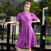 IWY/紫色系带连衣裙22Q1 商品缩略图11