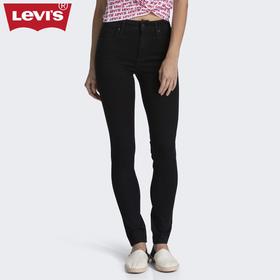 Levi's李维斯700系列女士新款黑色721高腰紧身牛仔裤188820233