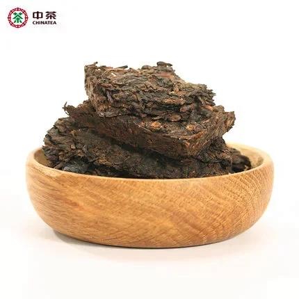 中茶2017年流金岁月7581普洱熟茶250g 普洱茶砖 中茶公司68周年 商品图3