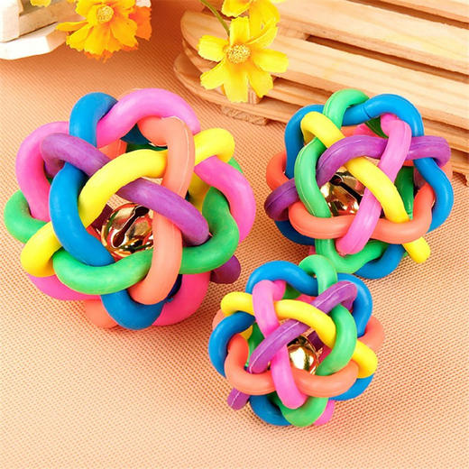 玲宠宠物玩具狗狗猫咪玩具球训练逗狗玩具铃铛球耐玩耐咬玩具 商品图1