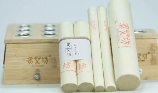炙艾坊蕲艾手工桑皮纸制作款陈艾30×150mm纯艾条礼盒/10支装 商品图4