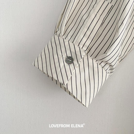 黑白条纹衬衫连衣裙 商品图14