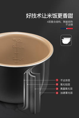 Macaiiroos /迈卡罗 MC-5065双胆电饭煲智能预约家用多功能电饭锅 商品图2