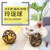 厂家直销新款猫猫玩具玲珑球木天蓼铃铛球 磨牙洁齿棒猫薄荷球猫咪用品 铃铛球-小号 商品缩略图0