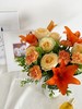 【珊瑚海】香槟玫瑰5 橙色梦想百合3朵  狂欢康7 尤加利细叶1（夏木设计） 商品缩略图2
