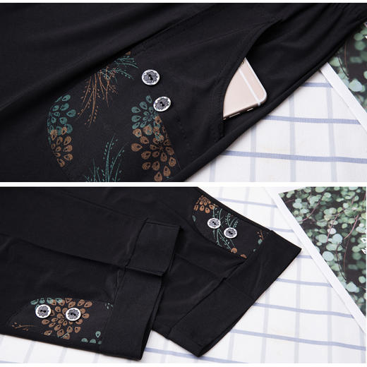 MQ-JNJP2101夏季薄款高腰宽松直筒外穿九分裤YY 商品图3