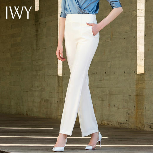 IWY/蓝色衬衫白色长裤套装40B1+40P3 商品图8