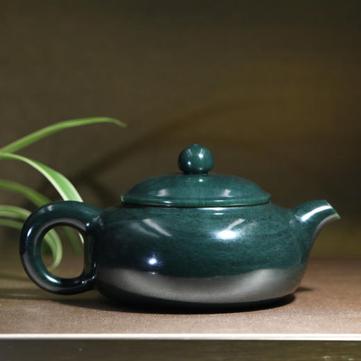 和田玉（青玉）玉壶--仿古壶（宋鸣放6677）272.2G 商品图1