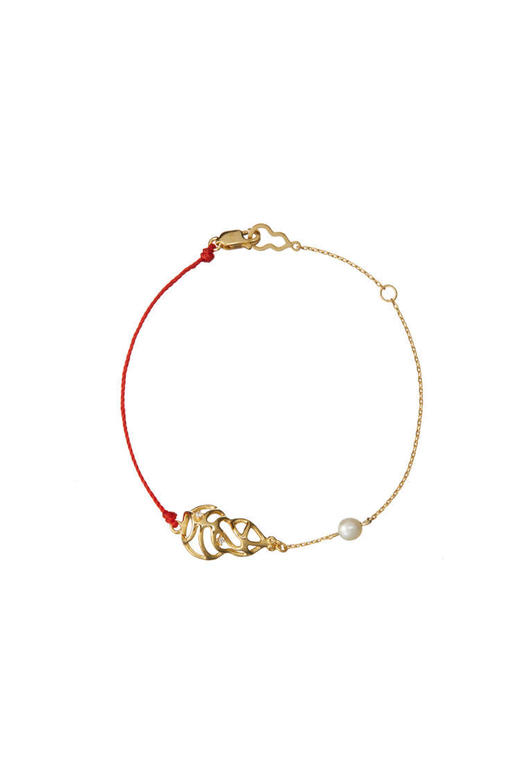 【宫里项链】大吉福禄系列银镀金项链 商品图1