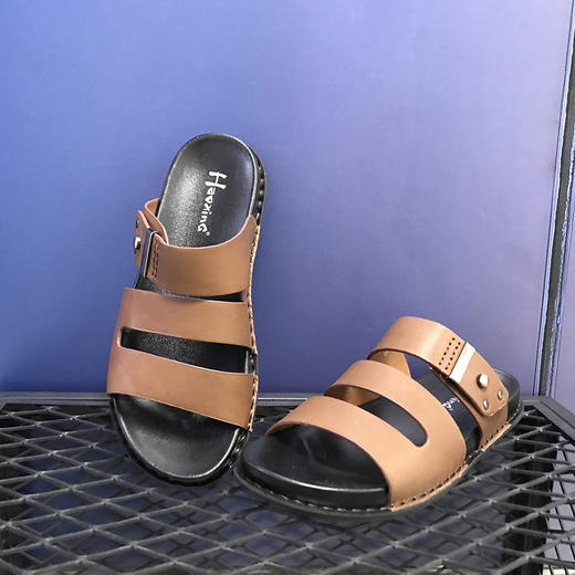 豪行17255017男士凉鞋 商品图2