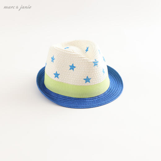 【打折】马克珍妮夏装女童草帽 儿童复古小礼帽 宝宝遮阳帽200238 商品图3